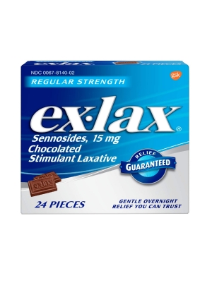 Laxantes sabor a chocolate EXLAX